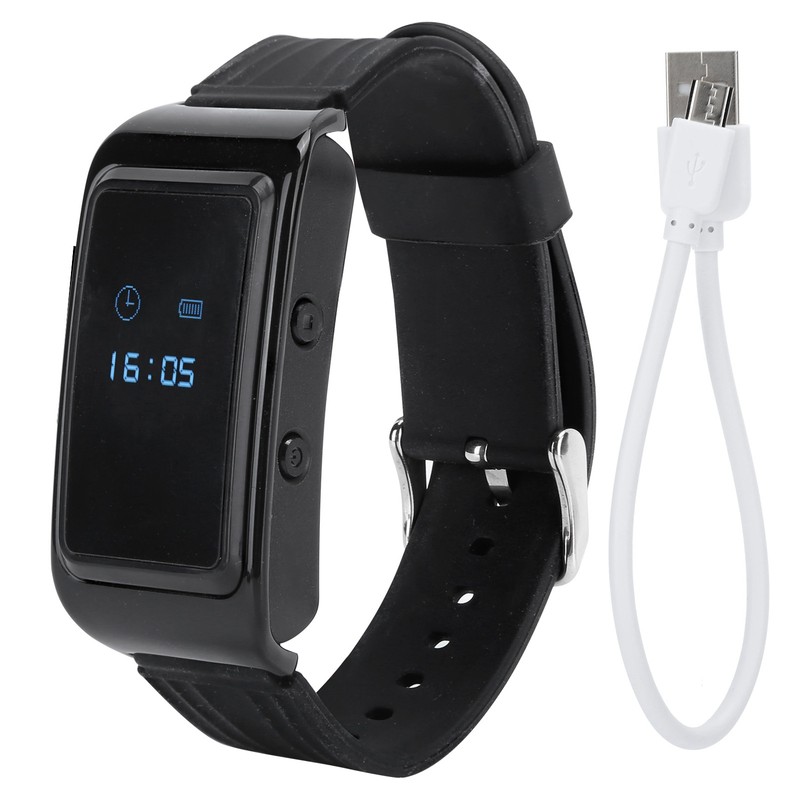 D6 1080P Voice Recording Smart Bracelet Watch Portable Camera Recorder