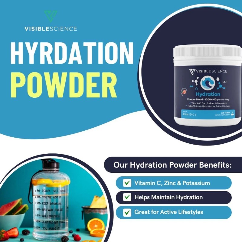 Visible Science Hydration Powder – Electrolyte Blend for Rehydration &