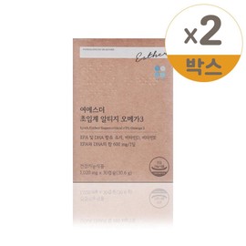 Yeo Esther Supercritical Altige Omega 3 1020mg x 30 capsules 2ea / 여에스더 초임계 알티지 오메가3 1020mg x 30캡슐 2개