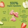 Organix Strawberry & Apple Puffcorn Organic Finger Food Toddler Snack