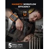 AUTOWN Professional Rivet Gun Kit with 5 Drill Bits &