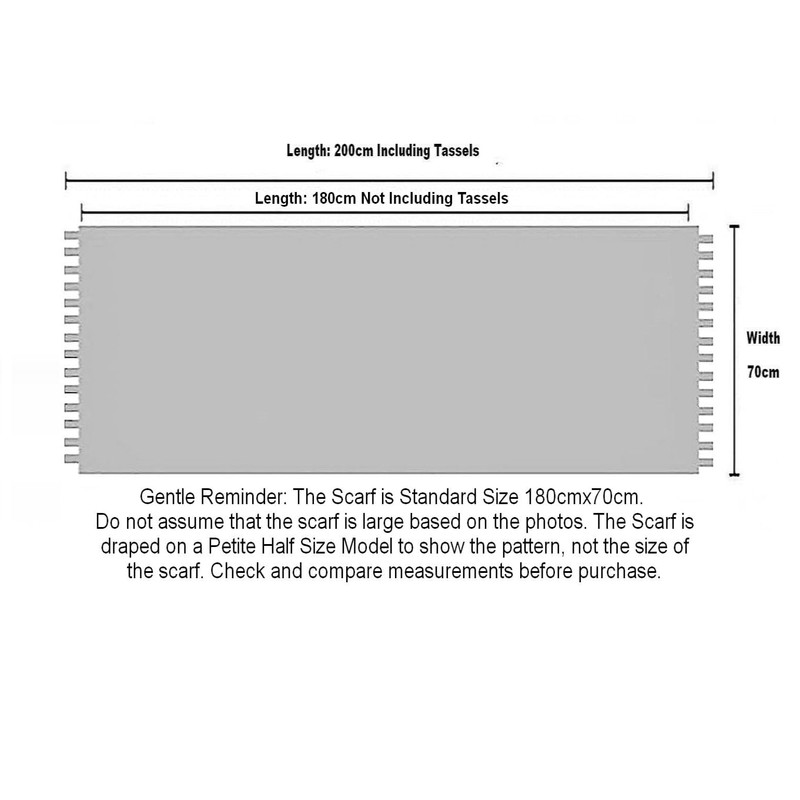 GFM® Pashmina-Style Shawl (PASH-B9) - l