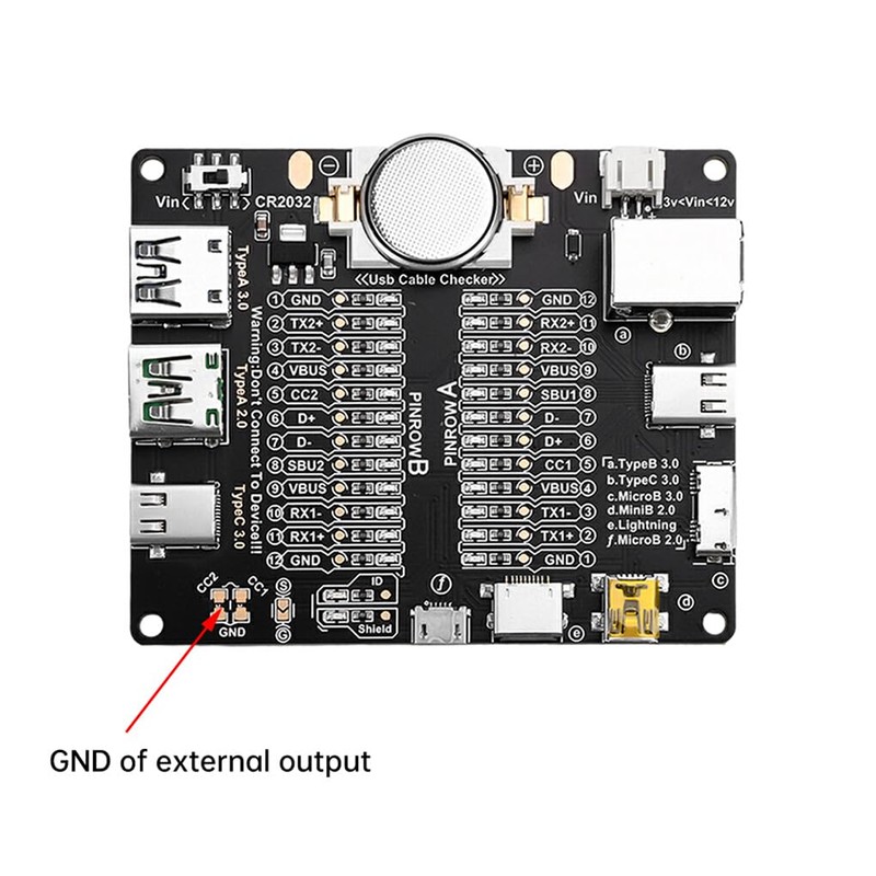Simple USB Line Tester for Testing Connection Status Equipped with
