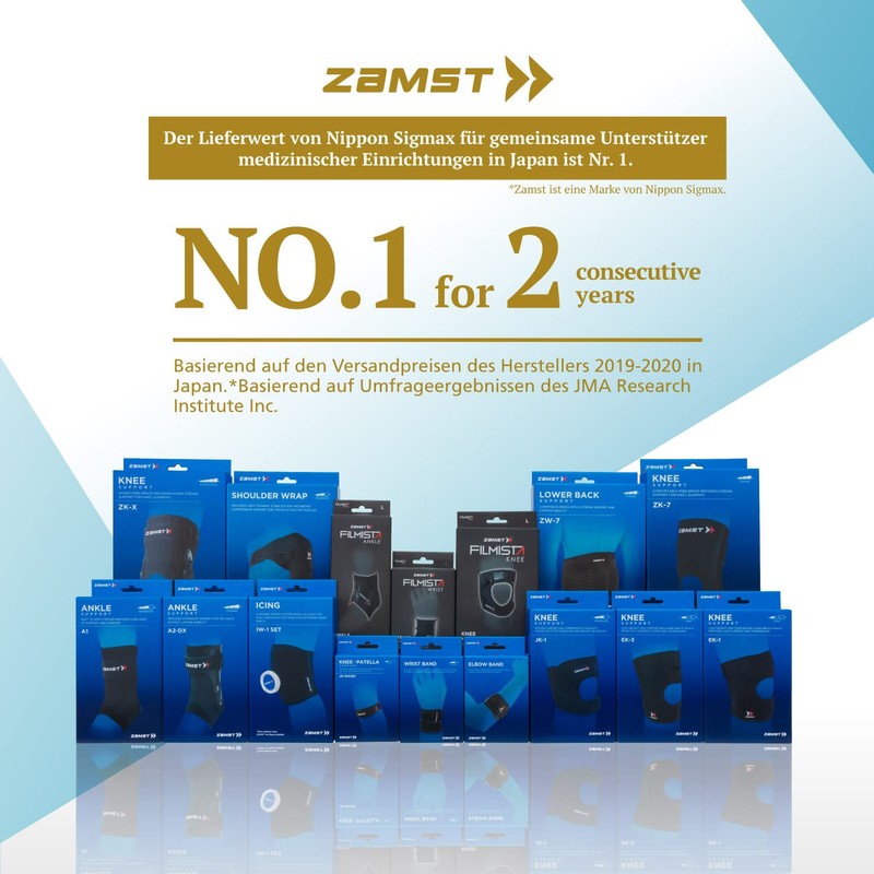 Zamst A1 Adjustable Ankle Brace for Severe Sprains, Chronic Instability,