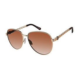 Jessica Simpson Women's J6232 Metal Aviator Pilot Sunglasses with UV400 Protection - Glamorous Sunglasses for Women, 60mm