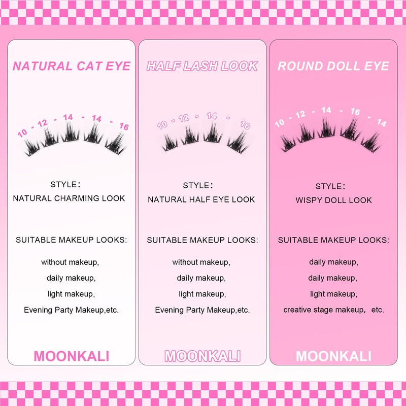Manga Lash Clusters Wispy Fairy Cluster Eyelash Extensions 10-16MM Eyelash