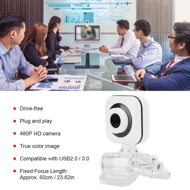 eboxer-1 HD USB2.0/3.0 Web Camera, Built-in Microphone Adjustable Computer Camera