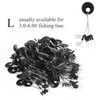 Conskyee 600 Pieces Fishing Rubber Bobber Stops, 6 in 1