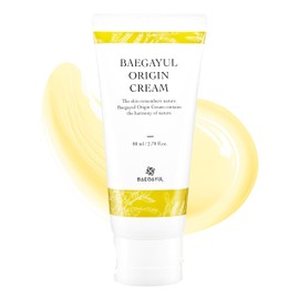 Baegayul Origin Cream - Deep Hydration & Soothing Face Moisturizer with Propolis & Job’s Tears, Korean Skincare for Dry and Sensitive Skin, Herbal Facial Cream for All Skin Types (80ml, 2.71fl oz)
