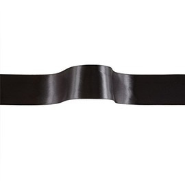 1 1/2" Offray Double Face Satin Ribbon Black