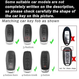 ontto Key Shell with Keychain Compatible with Nissan 2023 2024 Key Remote Durable Leather Key Case Solid Metal Key Fob Holder for Rogue Pathfinder X-Trail Versa Kicks Ariya Qashqai Teana Brown