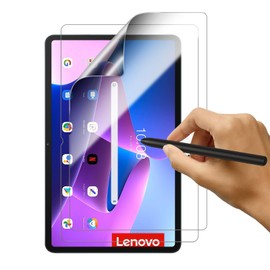 Zidwzidwei Paper Screen Protector for Lenovo Tab M10 Plus (3rd Gen) 10.6 inch, Matte Film de Protection d'écran Anti-Glare Paper Feel Protective Film for Writing and Drawing (Pack of 2)