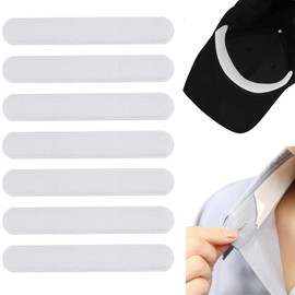 20 PCS Disposable Shirt Collar Protectors Self Adhesive Neck Collar Protectors Sweat Pads Hat Sweat Protector Invisible Liner Patches Against Sweat Stain
