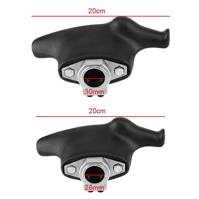 Qiilu Black Plastic Tyre Changer Mounting Head Diameter 28mm/30mm (28mm)