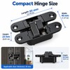 3D Adjustable Hidden Door Hinge for Solid Wood Doors –