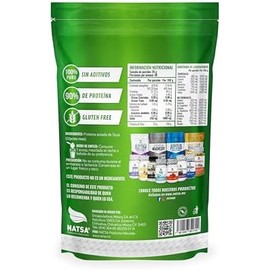 NATSA Proteína Aislada de Soya Polvo 1 kg 40 Porciones 90 Proteína