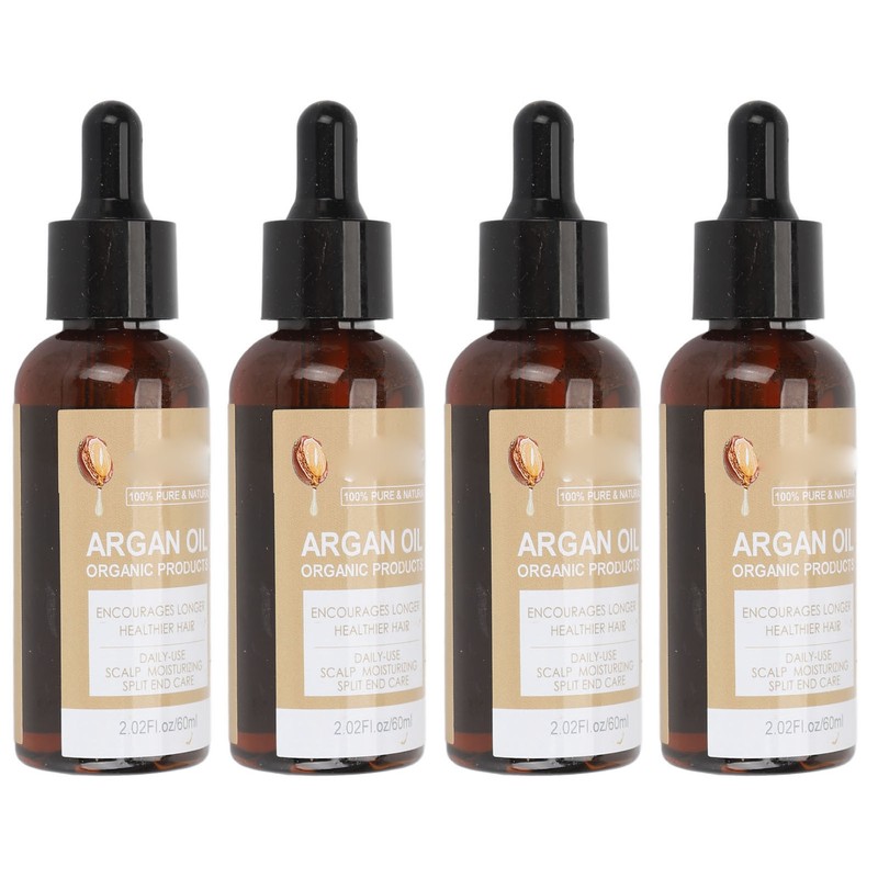 4pcs Argan Oil Hair Growth Serum Boost Thin Hair Increase
