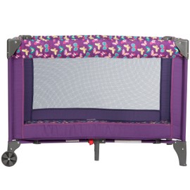 Cosco Funsport Compact Portable Playard, Lightweight, Easy Set up, Foldable Baby Playpen with Carry Bag, Butterfly Twirl