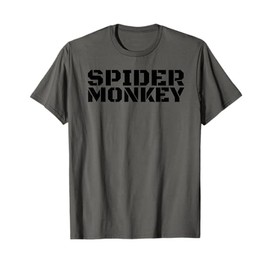 SPIDER MONKEY Funny Animal Jungle Humorous Gift Idea T-Shirt