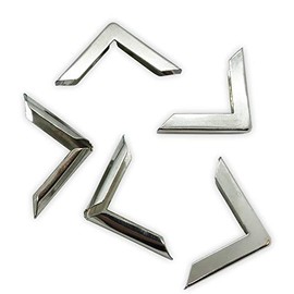 Gobrecht & Ulrich Book-Style Metal Cover 30 x 30 x 4 mm Silver