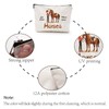 CREATCABIN Horses Makeup Bags for Women Travel Cosmetic Bag Zipper