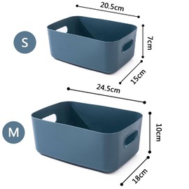 Storage Box, Storage Case, Small, Set of 6, Soft Polyethylene Material, Small Items, Cosmetics, Condiment Storage, Bathroom, Room, Kitchen, Toilet Storage