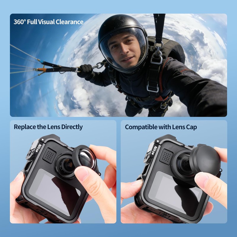 Nitze MAX2 Cage for GoPro MAX2 360 Action Camera, Aluminum