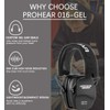 PROHEAR 016-Gel Shooting Ear Protection Safety Muffs with Gel Ear