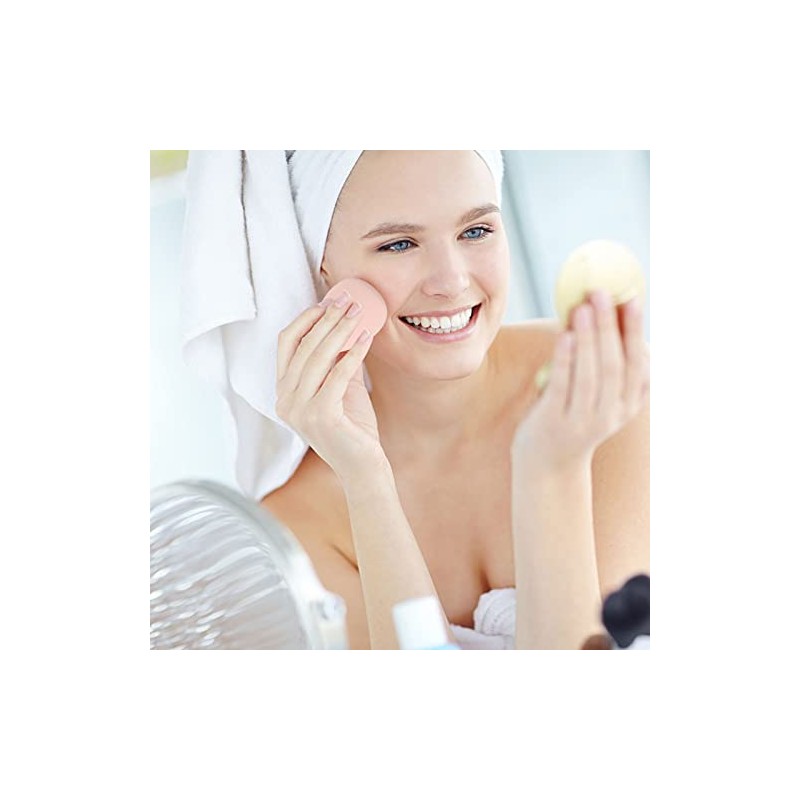 10 piezas de esponja de maquillaje en forma de huevo