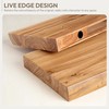 Marsmiles 36 inch Floating Shelves for Wall Elm Wood Live
