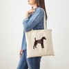 CafePress BFF Smooth Fox Terrier Tote Bag Reusable Natural Beige