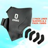 Ski & Snowboard Boot Fitting Liner Sleeve with 4 Pack