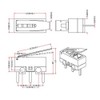 Youmile 20PACK Micro Switch AC 1A 125V 3Pin SPDT NO+NC