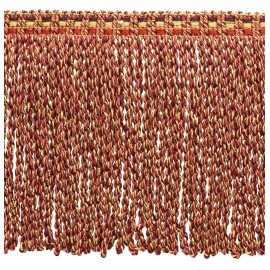 DÉCOPRO 5 Yard Value Pack / Burgundy, Gold, Red / 6" Bullion Fringe / Golden Cherries