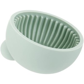 Recipiente de Silicona para Lavar Brochas de Maquillaje Portátil Diseño de Mano para Limpieza Eficaz de Brochas para Niñas y Novias Color Aleatorio