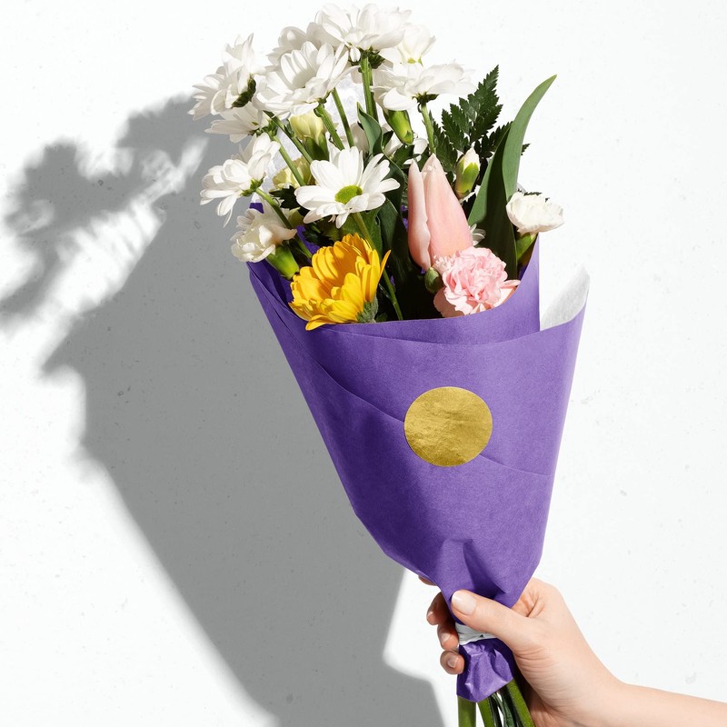 Jillson Roberts 20" x 26" Gift Tissue, Purple (96 Folded