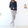 Loose Fit Maternity Skirt Leggings TG02 Gray 2ea