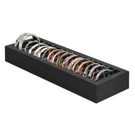 MOOCA 17 Bangle and Bracelet Holder, Jewelry Display Tray, Bracelet Organizer Tray, Ideal for Make-up And Other Accessories, Showcase Up to 17 Bangle, Jewelry Display For Vendors