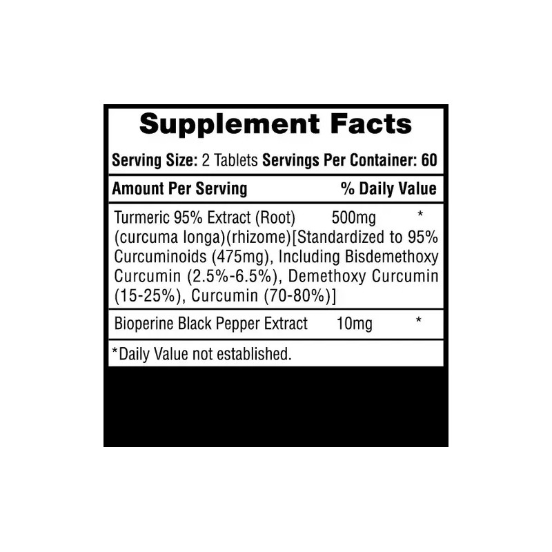 Turmeric 95 120 Tabs Curcuma Curcumina Hi Tech Pharmaceutica Sin