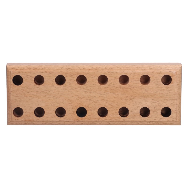 Plier Organizer Pine Wood Display Stand Base Wooden Cutter Holder