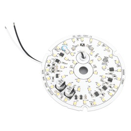 Kit de Iluminación LED de 3,93 Pulgadas para Luz de Techo, AC120 V, 18 W, 2000 Lm, Panel de Repuesto de Luz de Ventilador de Techo Regulable, Kit de Luz de Techo para Dormitorio