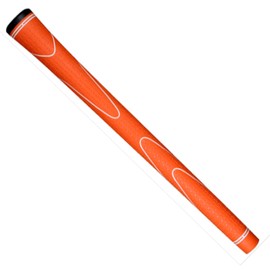 LEZAX TOGP-0144 OR/BK TEE-OFF TPR Grip, Set of 8, Orange and Black