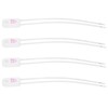 Fafeicy 4Pcs Ceramic Thermal Fuse Square Circuit Cut-Off Ceramics Tube