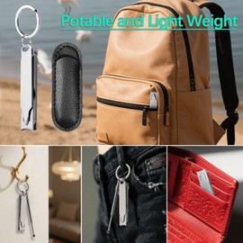 SG NEKOO Mini Nail Clippers, Portable Ultra Thin Keychain Nail Clipper for Travel