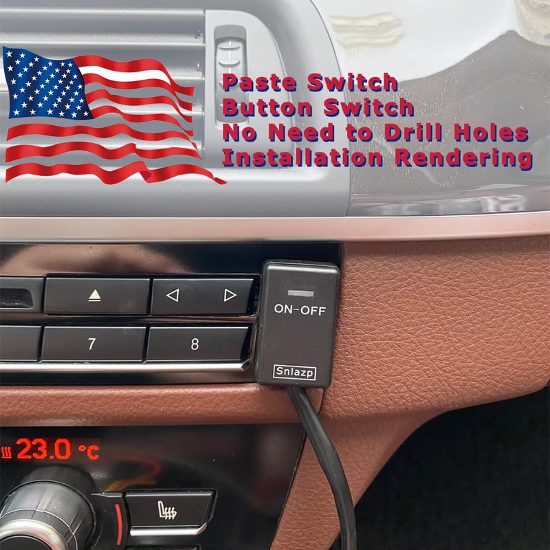DIY Surface Mount Switch - ON/Off DC12V Automotive Pushbutton Switch