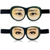 2pcs Funny 3D Eye Mask,Soft Fluffy Sleeping Mask,Eye Blinders with