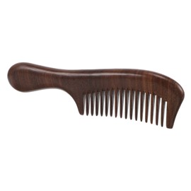 Ipetboom Sandalwood Hair Comb for Women Long Handle Wooden Styling Tool for Effortless Detangling Haircare Accessory with Elegant Design