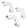 4PCS L-Shaped Aluminum Alloy Glass Clip Corner Braces Glass Support