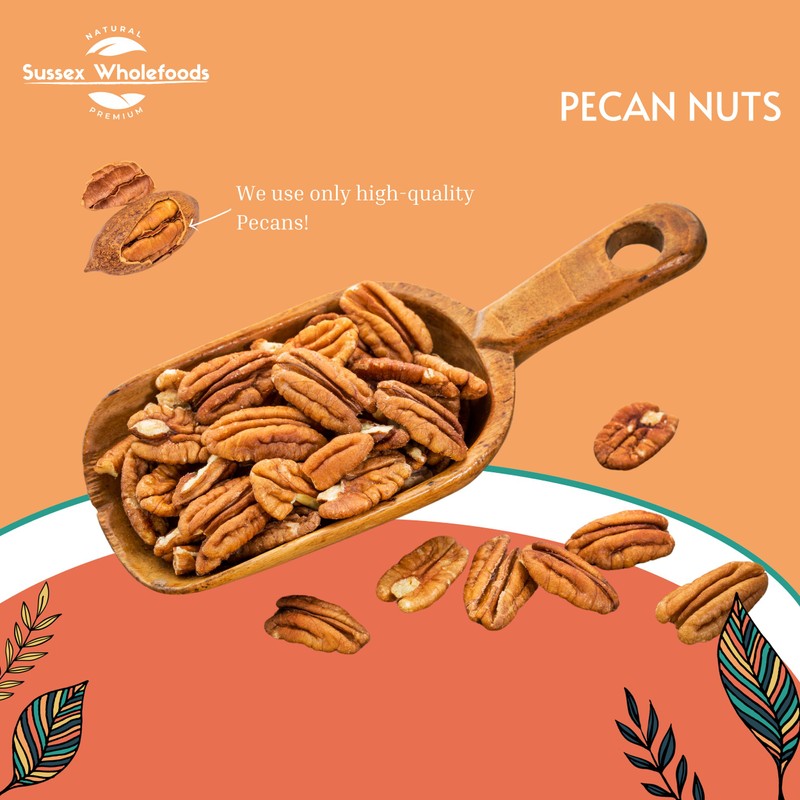 Sussex Wholefoods Pecan Nuts 500g