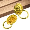 WMYCONGCONG 6Pcs 3.58 x 2.04 Inch Lion Head Drawer Pull